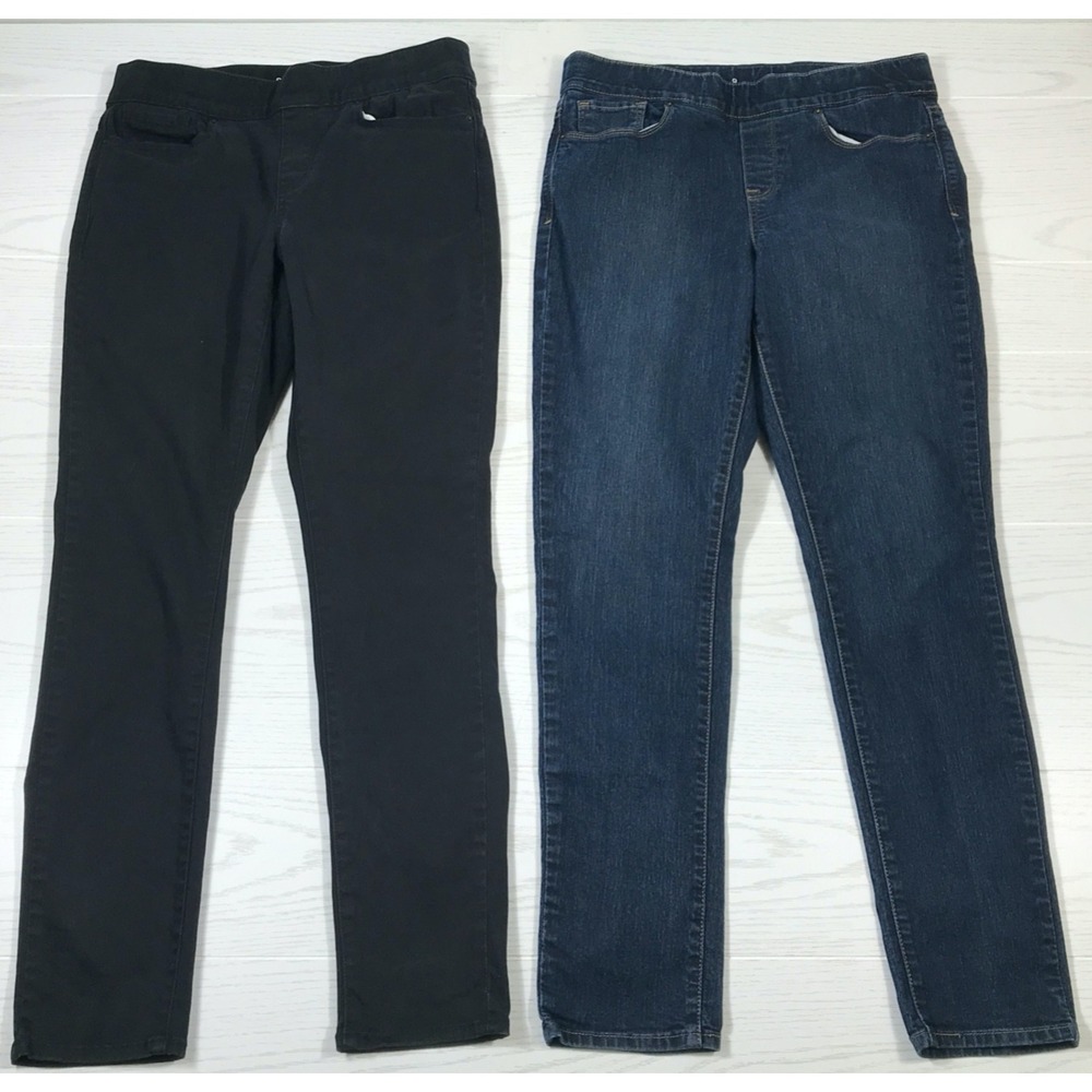 Levi's Pull On Jeans Women 8 Stretch Skinny Cotton Blend Mid Rise Mom Lot Of 2
